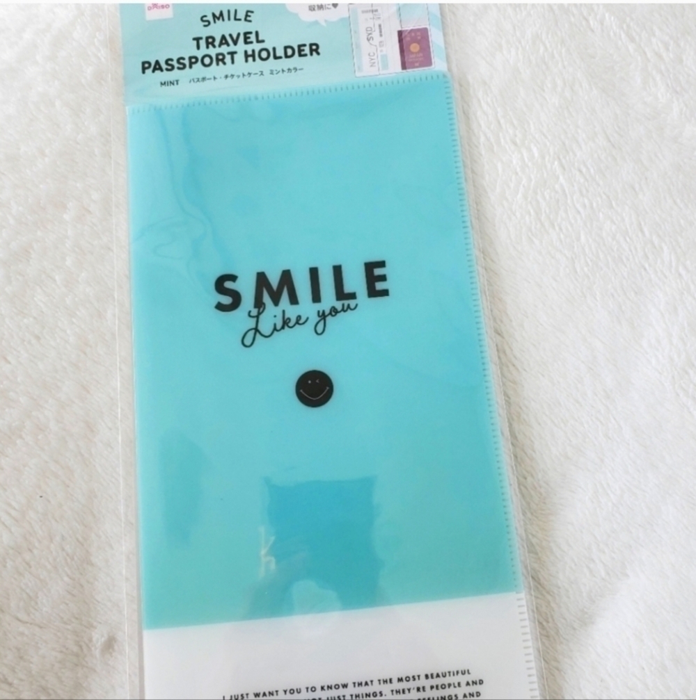Blue Passport Holder Agenda Planner